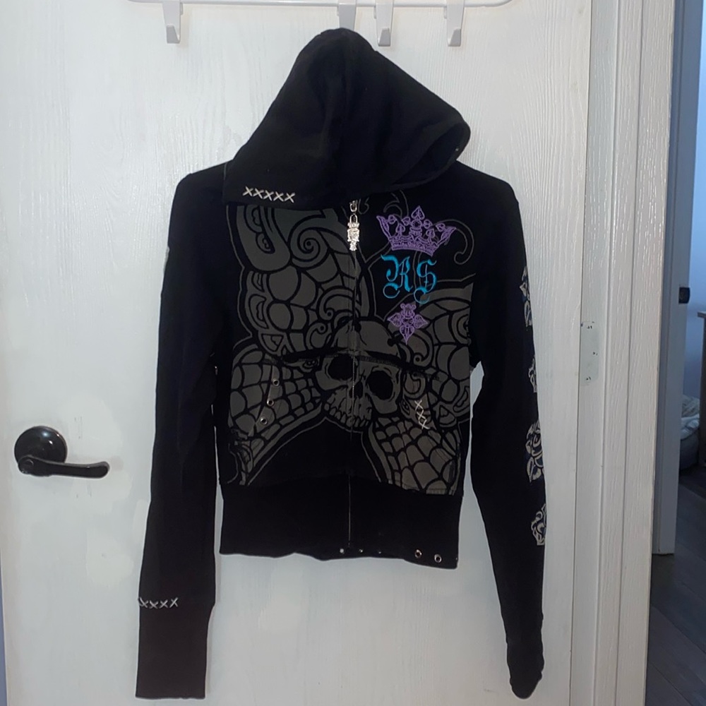 Rebel Spirit - Zip Up Hooded Sweatshirt